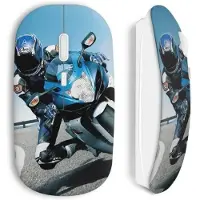 MANIACASE Souris Sans Fil Suzuki Biker Moto