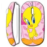 MANIACASE Souris Sans Fil Tweety Carton Blanc
