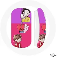 MANIACASE Souris Sans Fil BTS BT21 Cooky Et Tata Bangtan V Et Jungkook Fanart