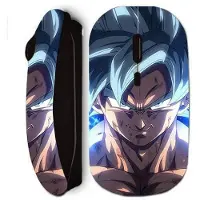 MANIACASE Trådlös mus - Dragon Ball Z - GOKU Ultra Instinct - Svart - USB-minne medföljer - Bärbar