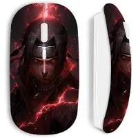 MANIACASE Souris - - Sans fil - Blanche - Itachi Uchiwa Anime 3D Fanart