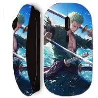 MANIACASE Souris sans fil noir One Piece Roronoa Zoro epée manga anime