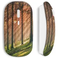 MANIACASE Souris Sans Fil Foret rouge