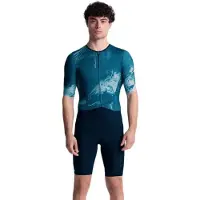 Santini Leaf Mot Kortärmad Triathlondräkt