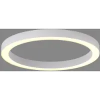 Pure LED taklampa Lines, dimbar, Vitt / opal, Vardagsrum / matsal, Aluminium / grå / zink, Modern, LED-taklampa
