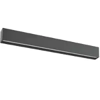 LUCANDE Vägglampa utomhus Lengo , Svart, Aluminium / grå / zink, Modern, Utomhusvägglampa
