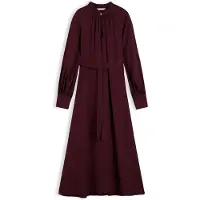 Tommy Hilfiger Festive Ladder Lace Long Sleeve Midi Dress