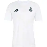 Adidas Real Madrid Tränings T-Shirt Pre Match Farm - Vit - , storlek Small