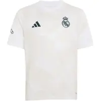 Adidas Real Madrid Tränings T-Shirt Pre Match Farm - Vit Barn - , storlek 164 cm