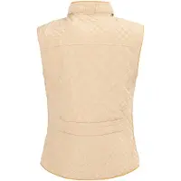 Miso Kvinnor/Damer Quilted Gilet (Beige)