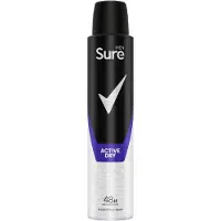 Sure Men Active Dry Antiperspirant Deodorantspray - 200 ml