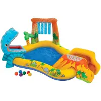 Super Merchant Lekplats Dinosaurier Med Rutschkana 249 X 191 X 109 Cm Intex 57444