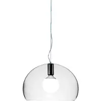 Kartell Taklampa , Small FL/Y, Transparent, Vardagsrum, Plast, Design