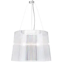 Kartell Taklampa , Gè, Transparent, Vardagsrum, Plast, Design