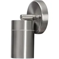Konstsmide Vägglampa utomhus NEW, Aluminium / grå / zink, Rostfritt stål, Modern, Utomhusvägglampa