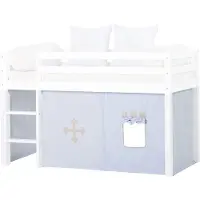 Hoppekids Gardiner för halvhöjd Säng - 70x160 cm - Sagosaga ridd - - One Size - Tillbehör