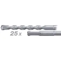 Makita Borr för betong STANDARD; 10x160 mm; SDS-plus; 25 st.