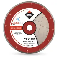 Rubi Diamantkapskiva för våtskärning CPX 250 PRO; 250 mm