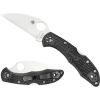 Spyderco Delica 4 fällkniv, Flat Ground, Wharncliff