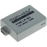 OTB Canon LP-E5 Batteri - EOS 1000D, EOS 500D, EOS 450D - 900mAh