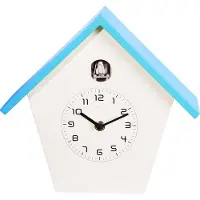 Nextime klocka 3108bl Birdy 24,5x25,5x9,8 cm, vägg, blå/vit