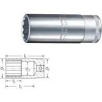 Stahlwille 51 15 03020015 Dubbelsexkant Hylsnyckelinsats 1/2