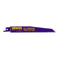 Irwin sabelsågblad 225mm 6 Z/CAL /Timmer med spikar (25st)