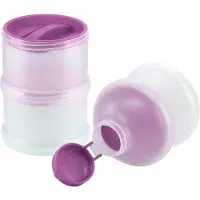 Nuk Stapelbar Pulverdispenser för Mjölkersättning