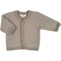 Joha Cardigan - Ull - Ljusbrun - - 70 - Cardigan