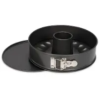 Patisse Profi springform 24 x 7,5 cm mörkgrått stål 2 st