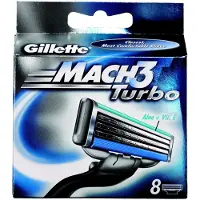 Gillette Mach 3 Turbo Cartridge 8Szt